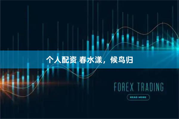 个人配资 春水漾，候鸟归